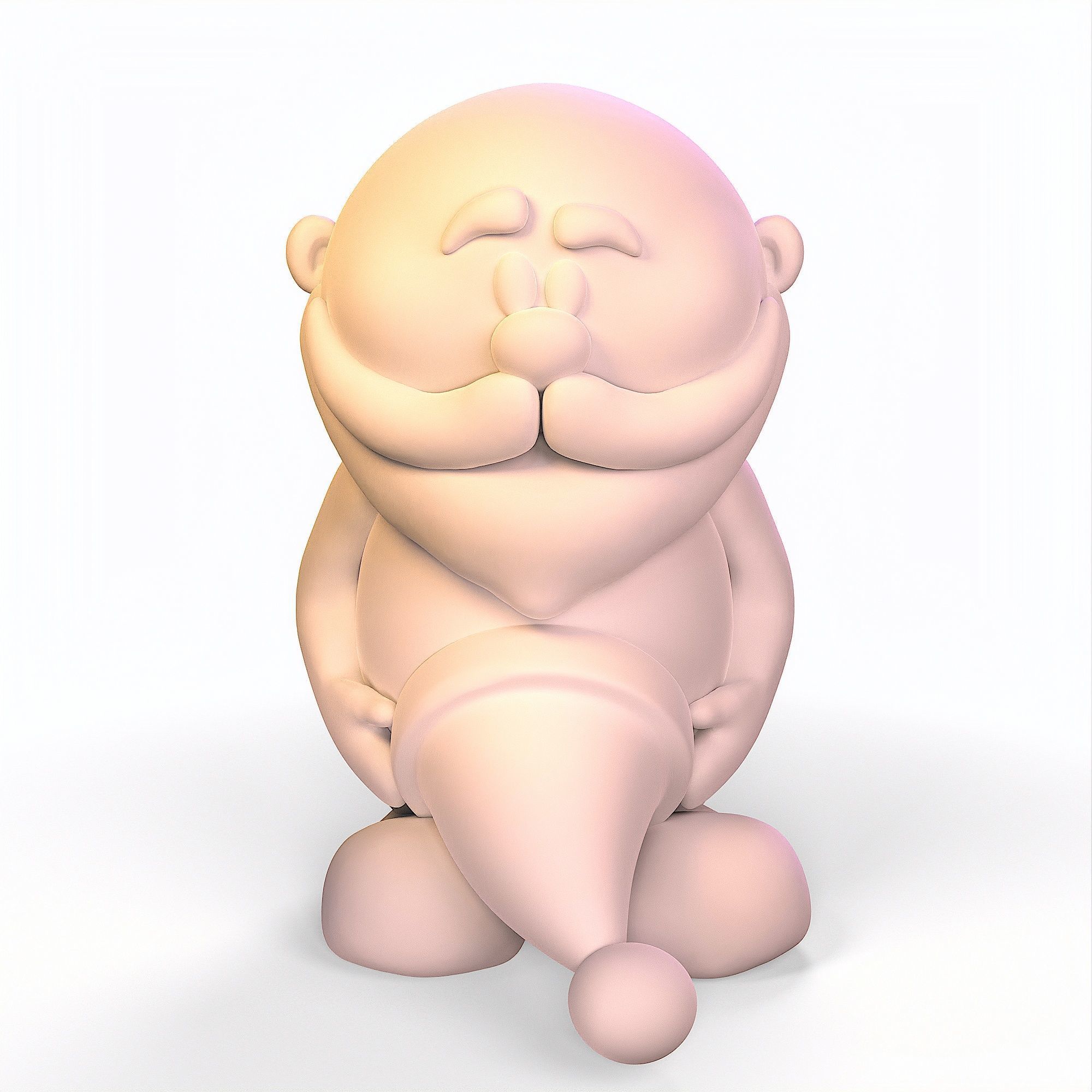 Funny Santa Claus 3D print model_3