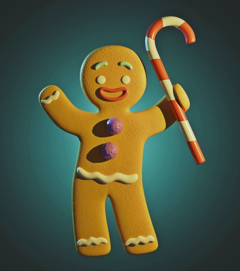 GINGY - SHREK 3D print model_2
