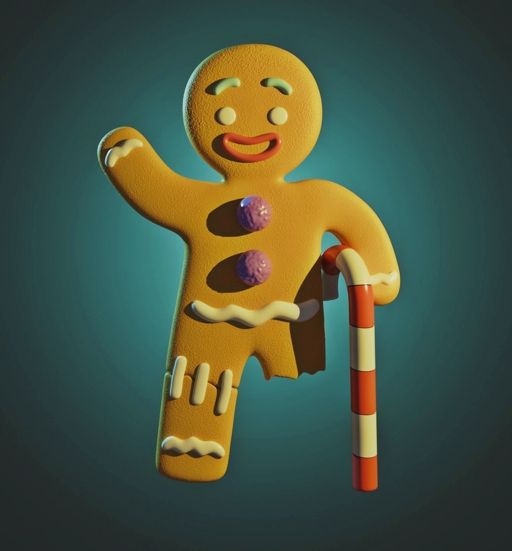 GINGY - SHREK 3D print model_1