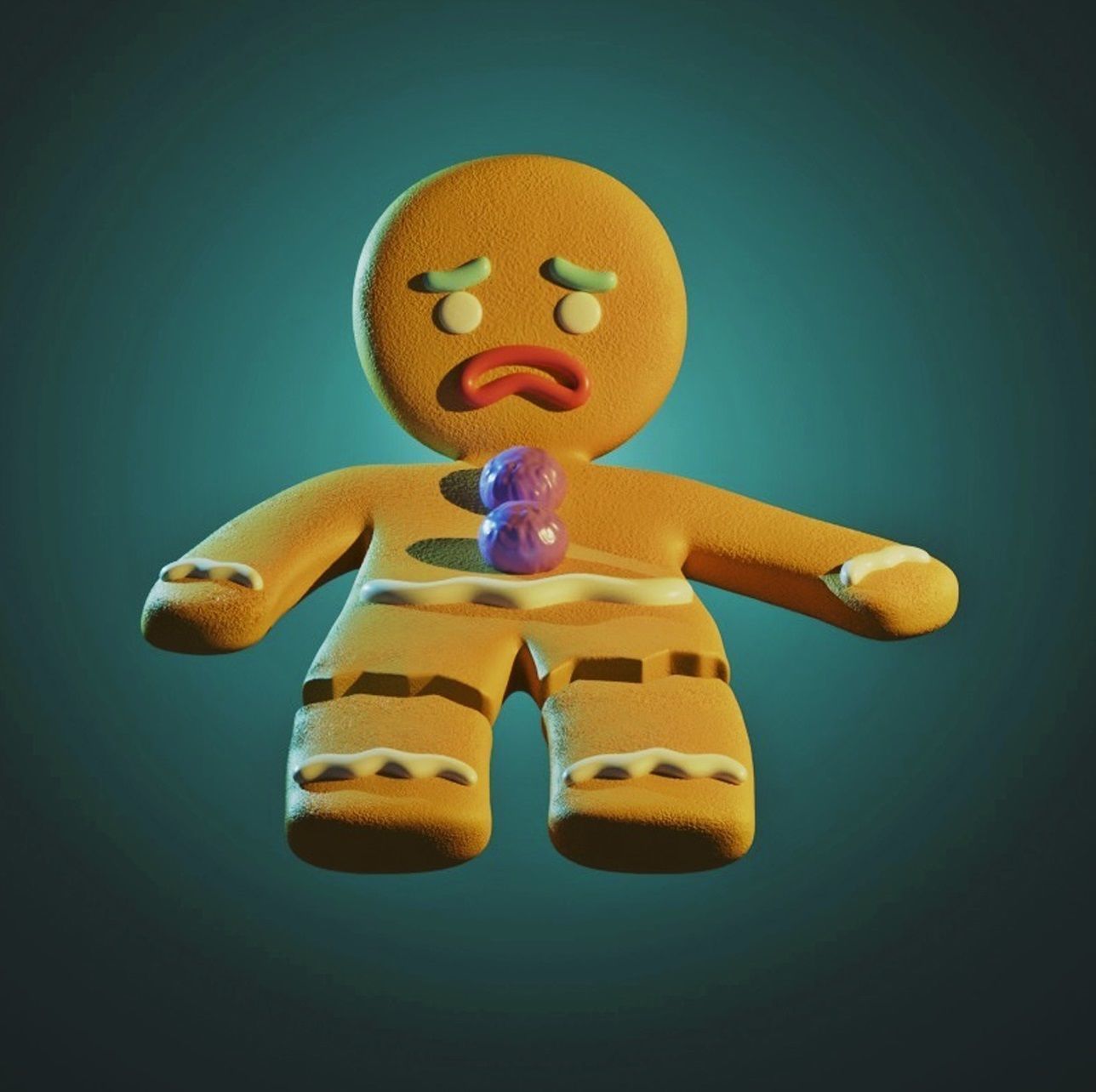 GINGY - SHREK 3D print model_3