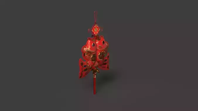 Chinese fish knot figure 