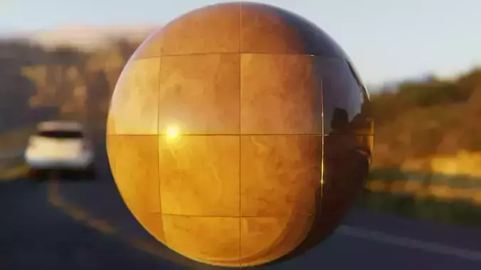 Polished Marble Floor Shader - Procedural Texture Material