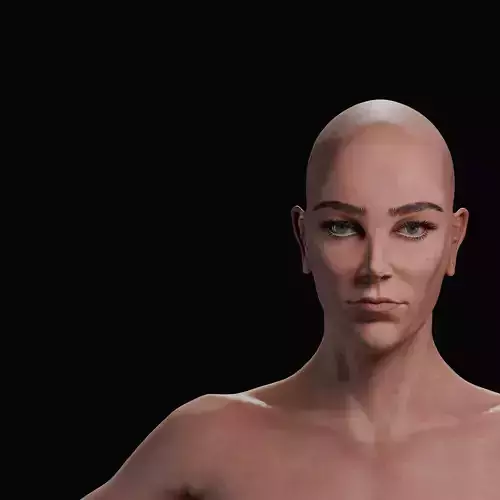 Unsually attractive female base model with 4K Texture Low-poly 3D model Unsually attractive female base model with 4K Texture Low-poly 3D model