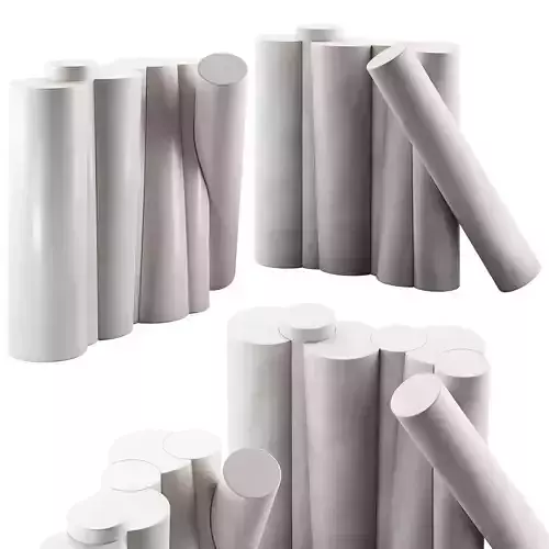 468 interior sculptures 17 art object tilted columns