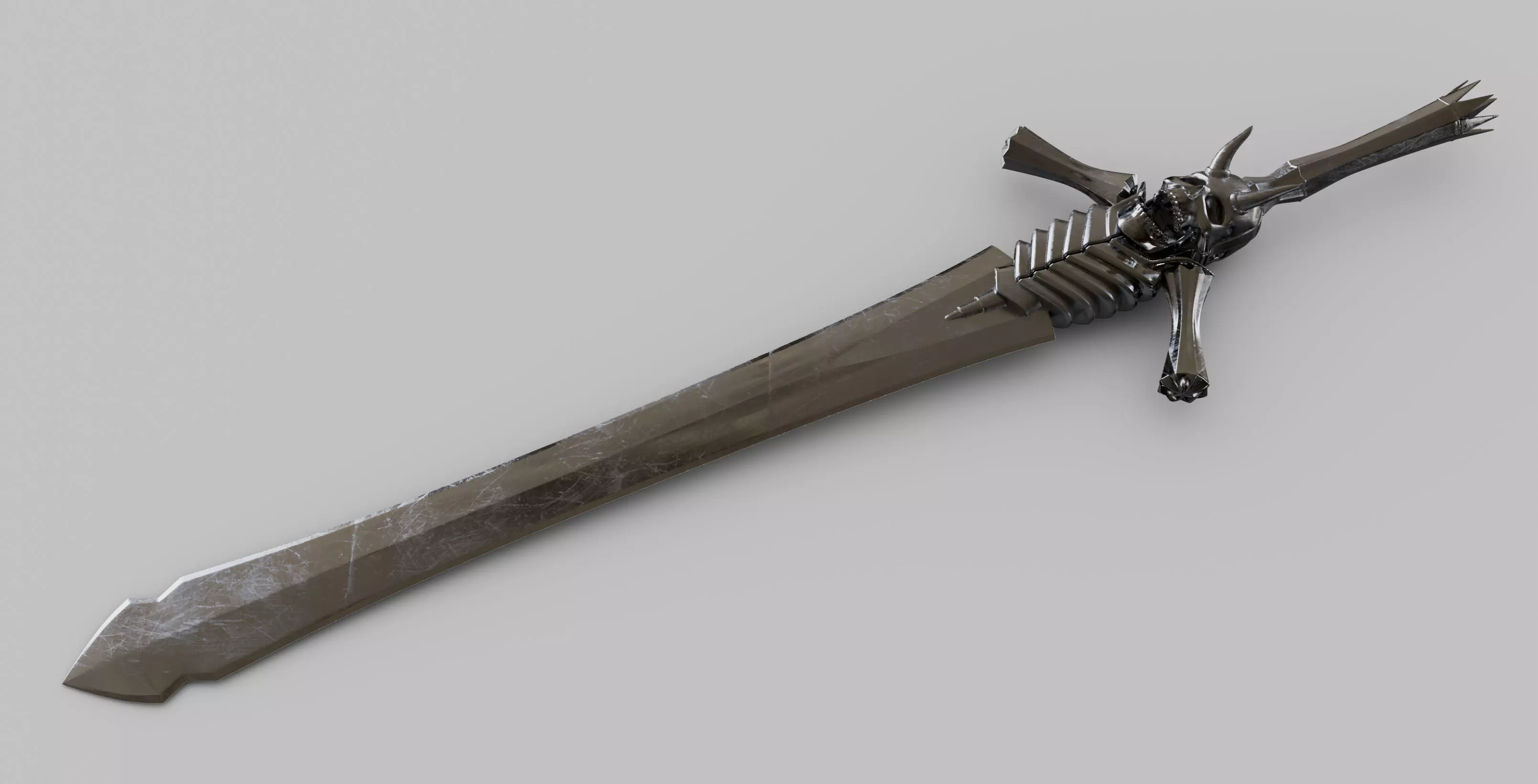 devil may cry rebellion sword - espada - Dantes 3D print model_0