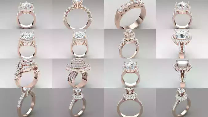 333 Women Ring For Bulk Sale With High Discount  3D Model Collection