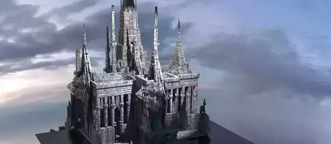 Ra obelisk sci fi Ruins