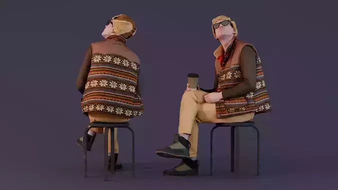 Look to the stars 3D model