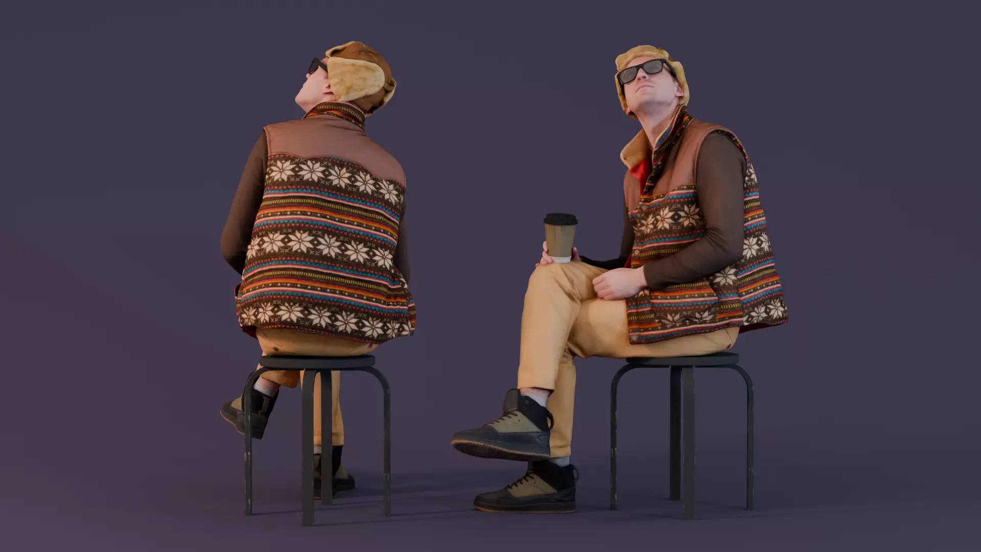 Look to the stars 3D model_0