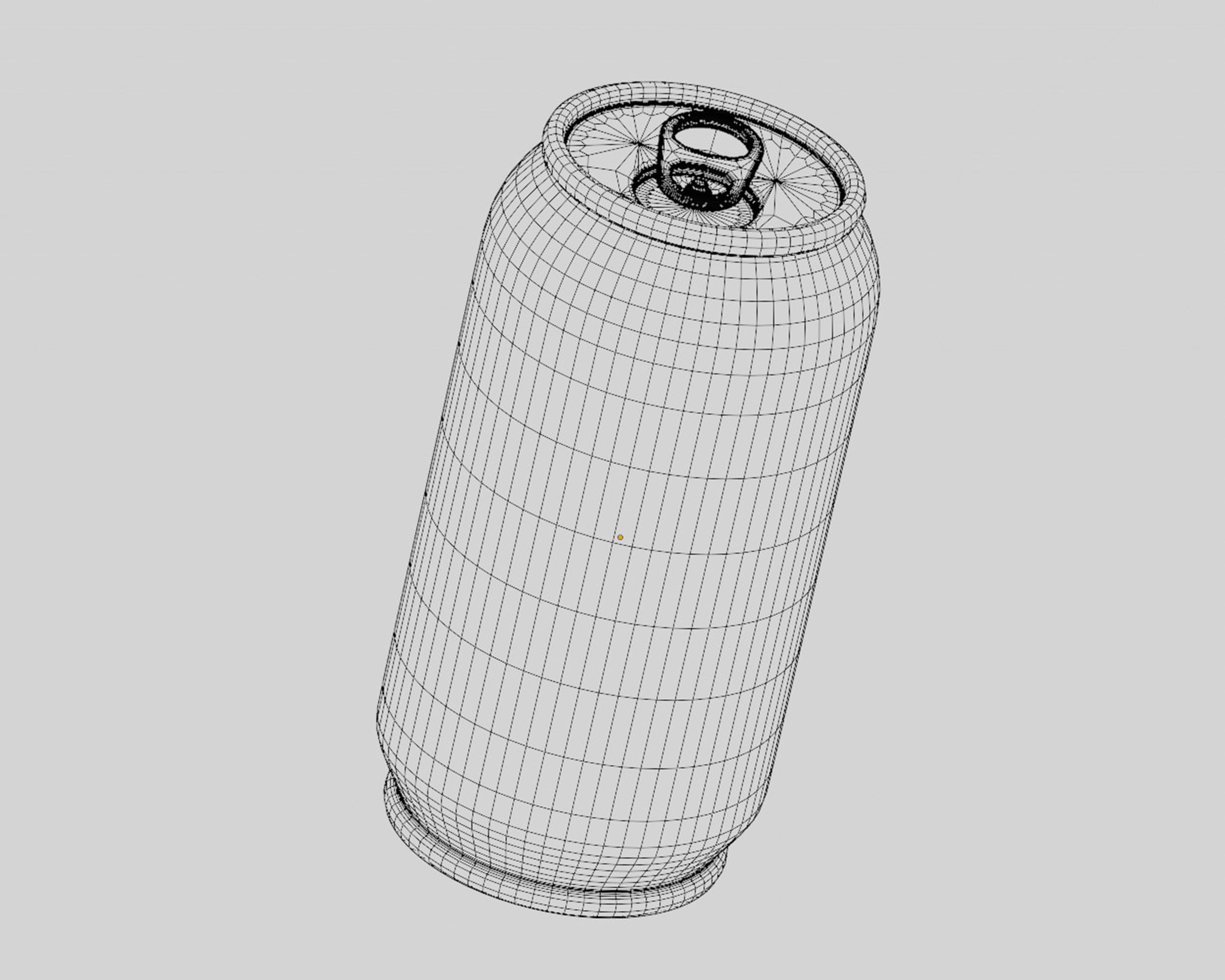 Drink Can Soda can Low-poly 3D model_6