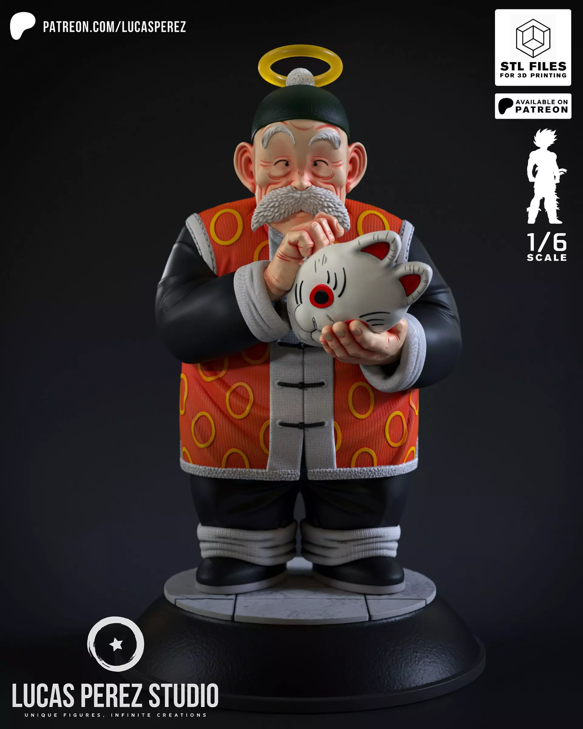 GRANDPA SON GOHAN 3D print model_0