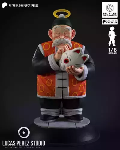 GRANDPA SON GOHAN 3D print model