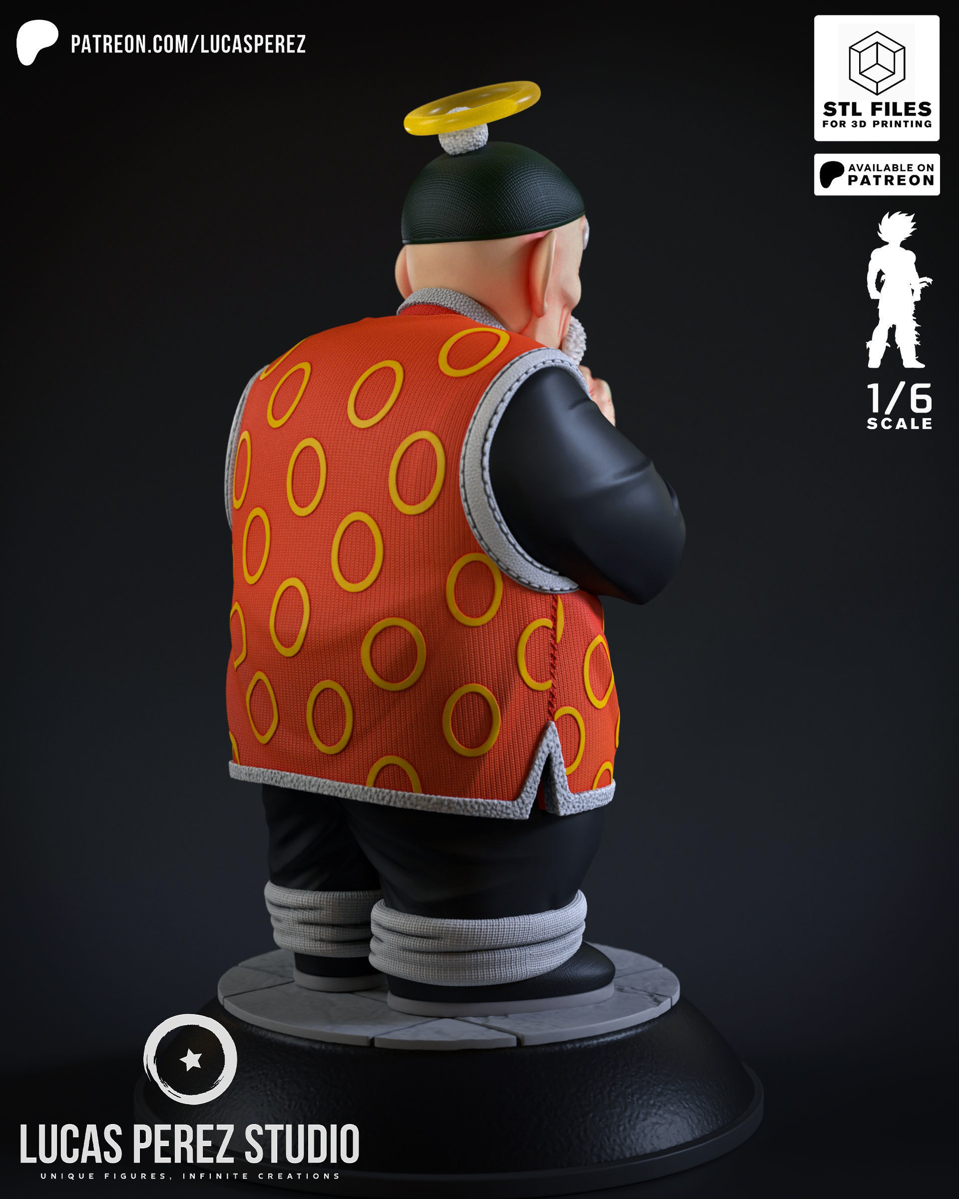 GRANDPA SON GOHAN 3D print model_2