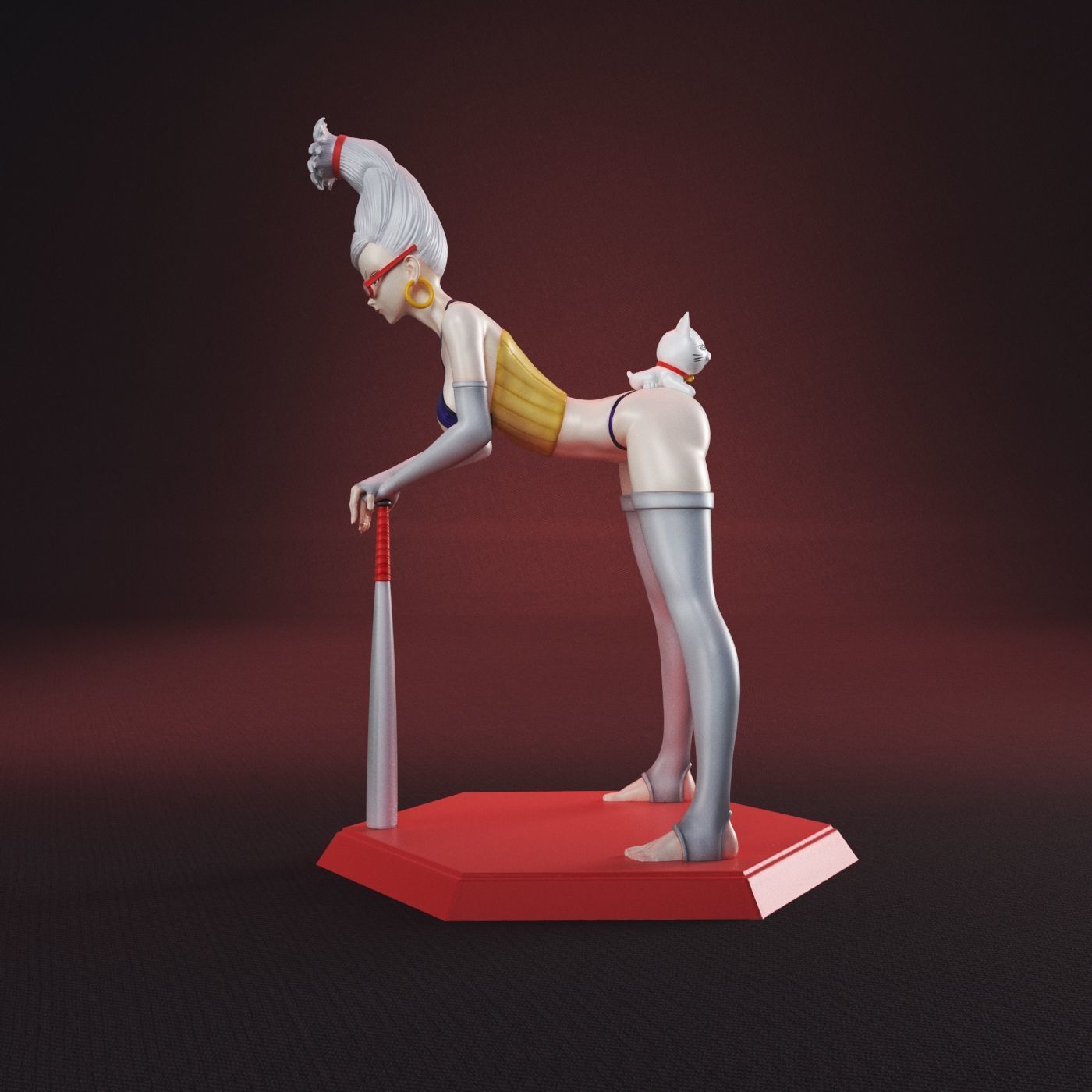 Seiko Ayase DanDaDan nsf 3D print model_1