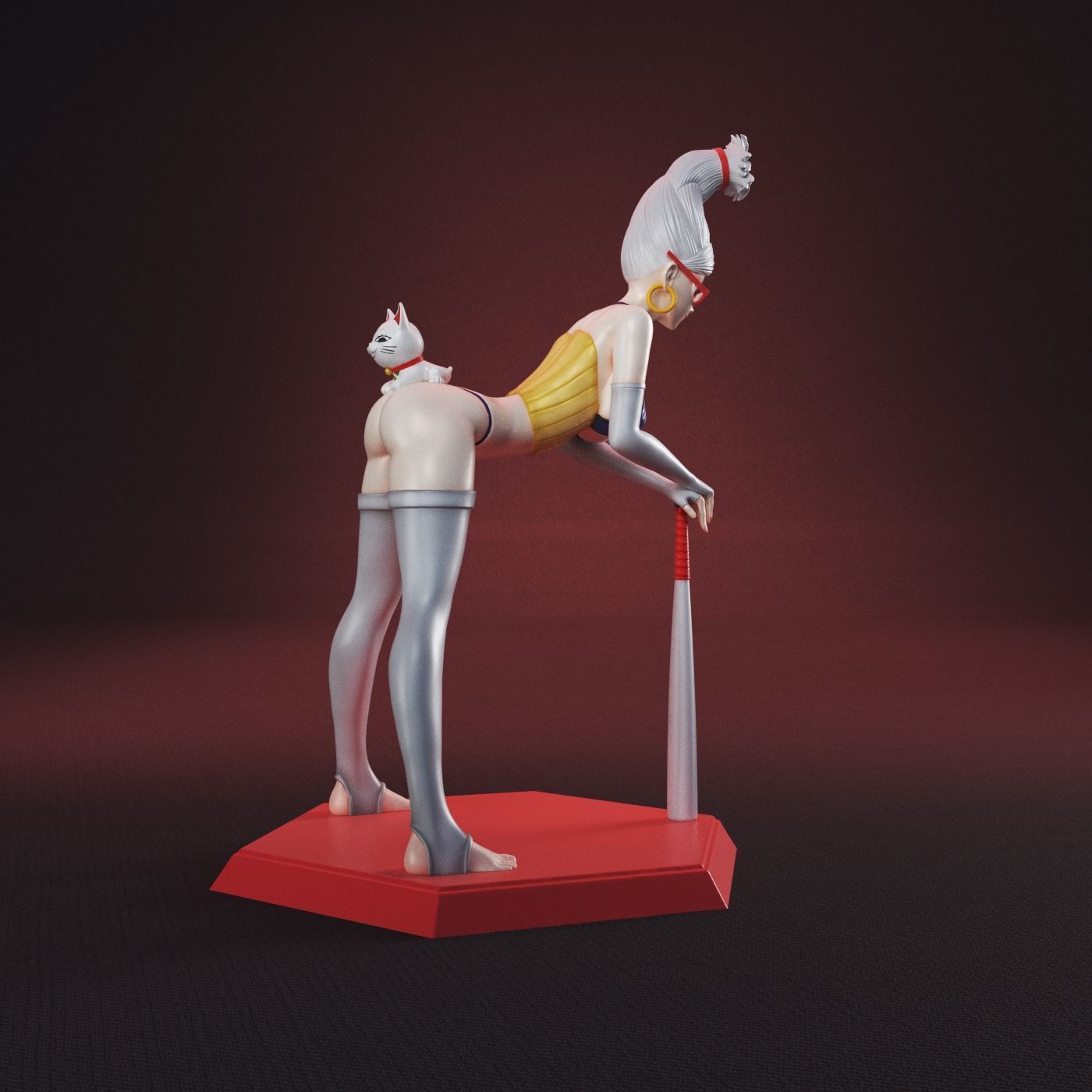 Seiko Ayase DanDaDan nsf 3D print model_2