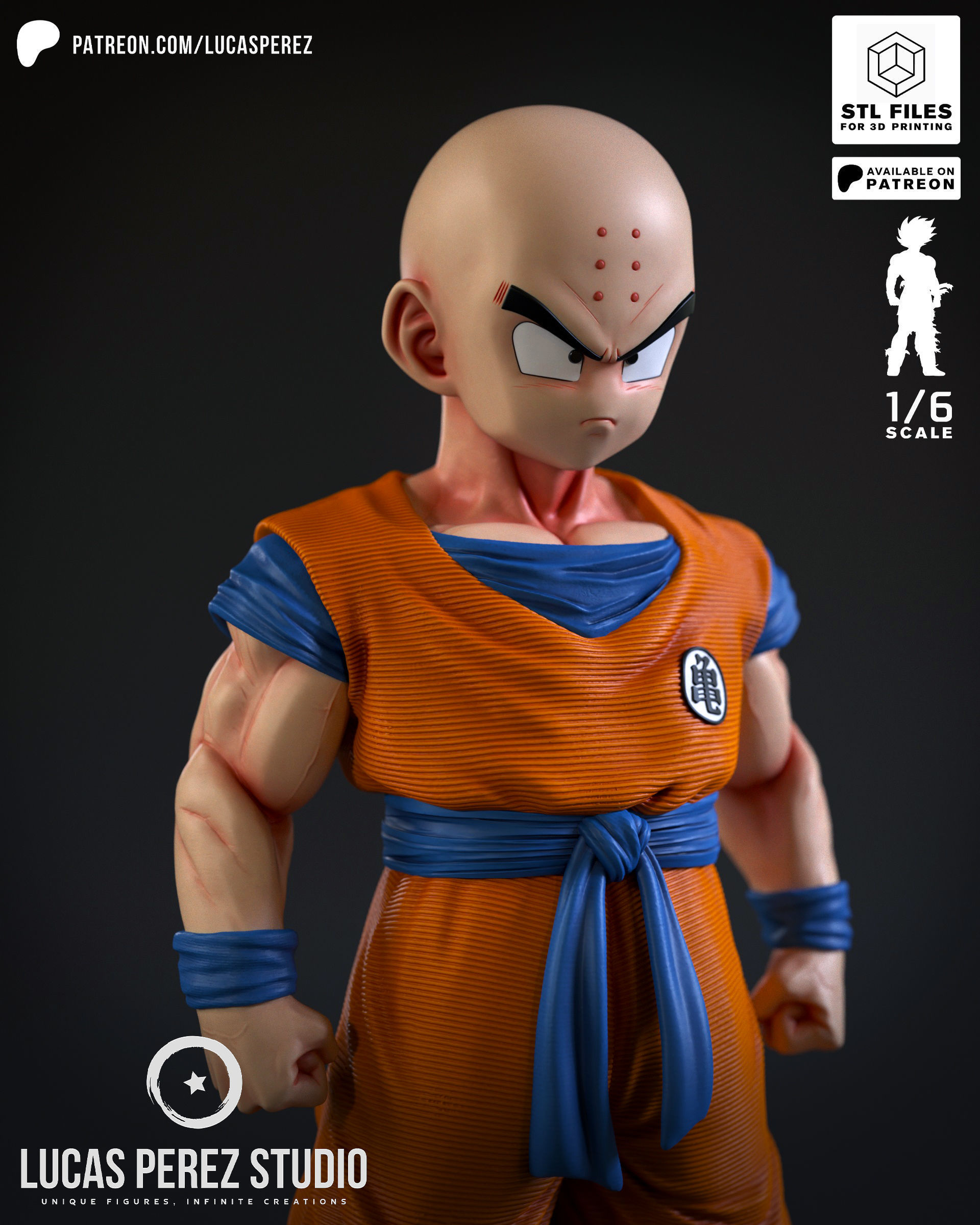 KRILLIN 3D print model_8