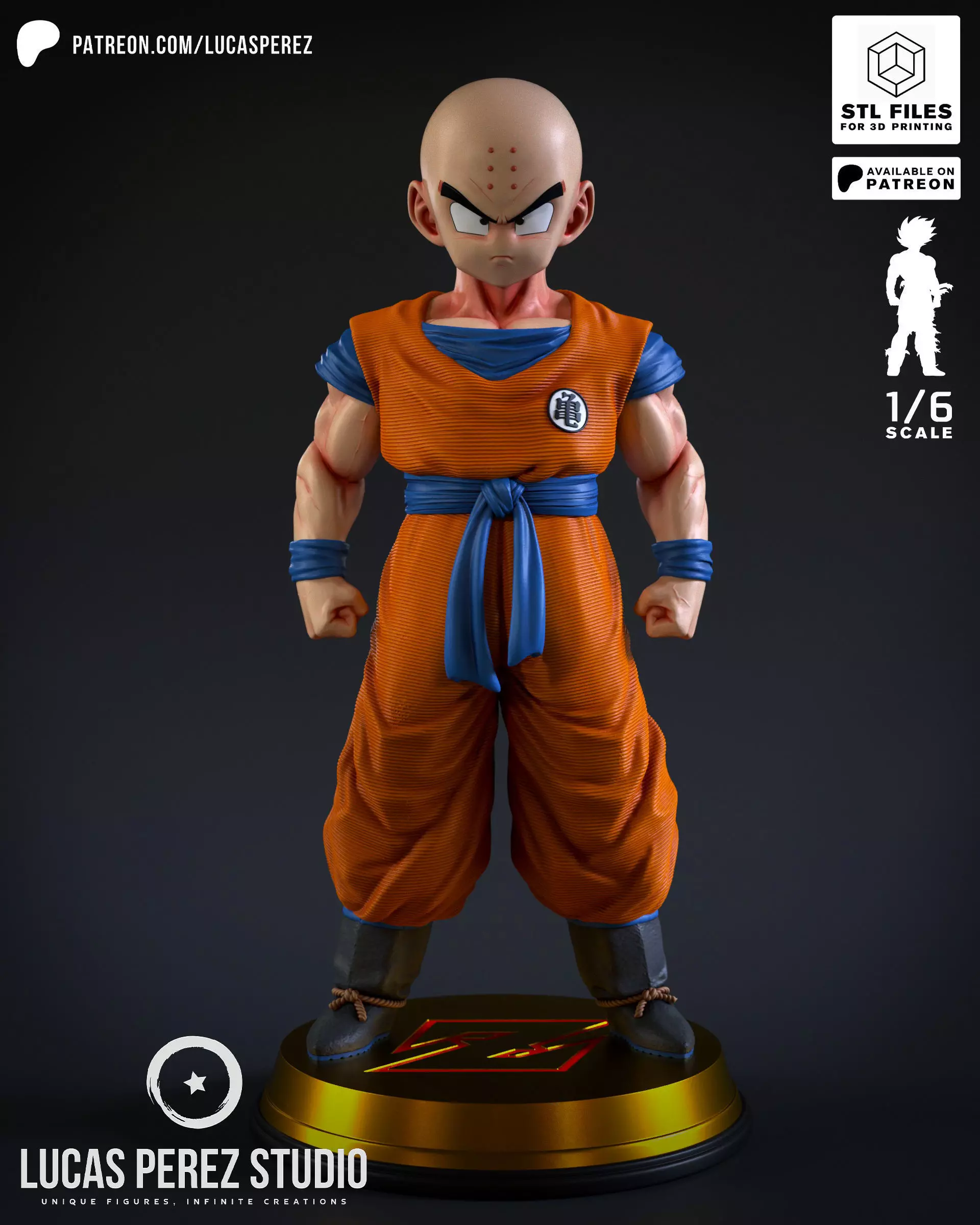 KRILLIN 3D print model_0