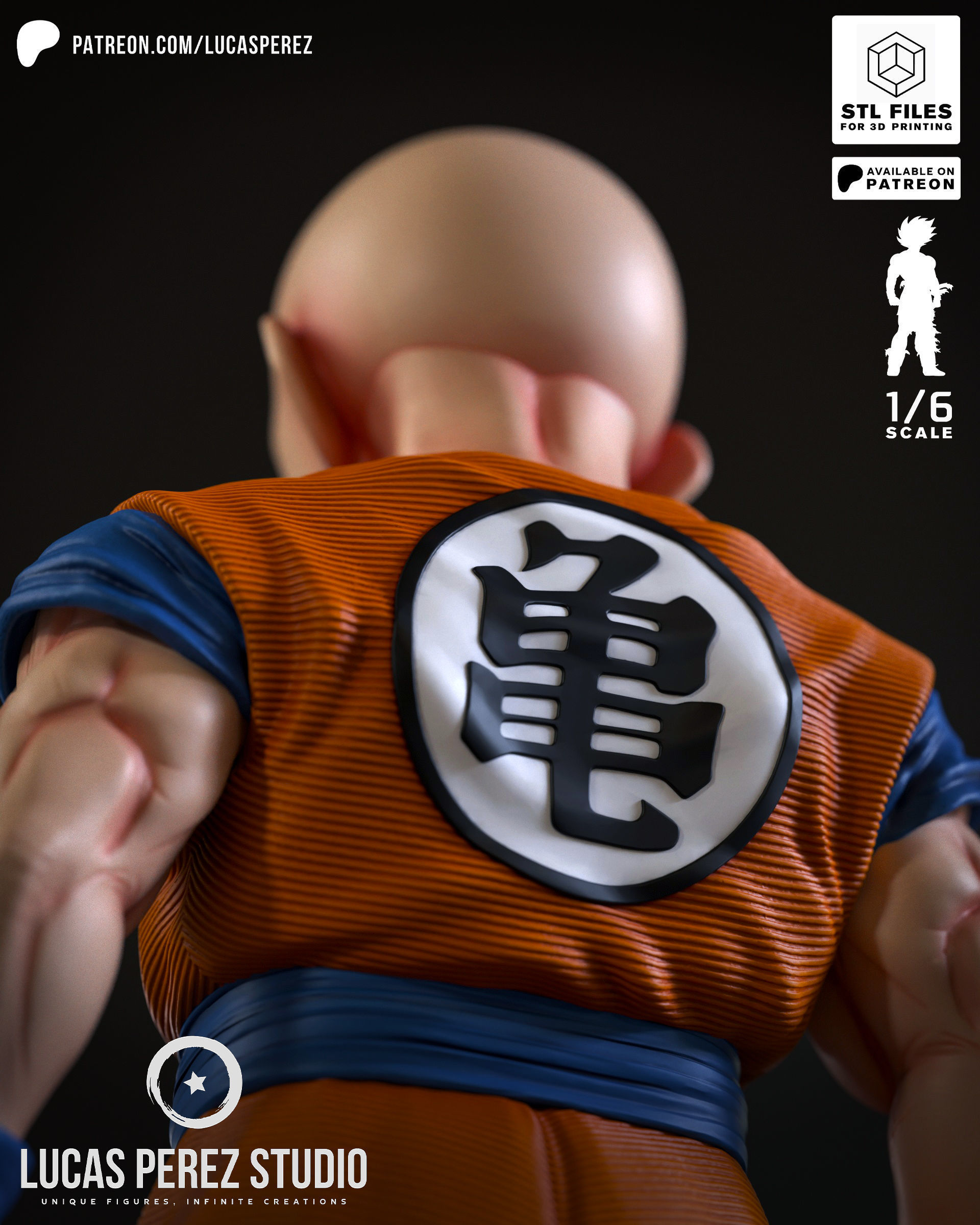 KRILLIN 3D print model_12