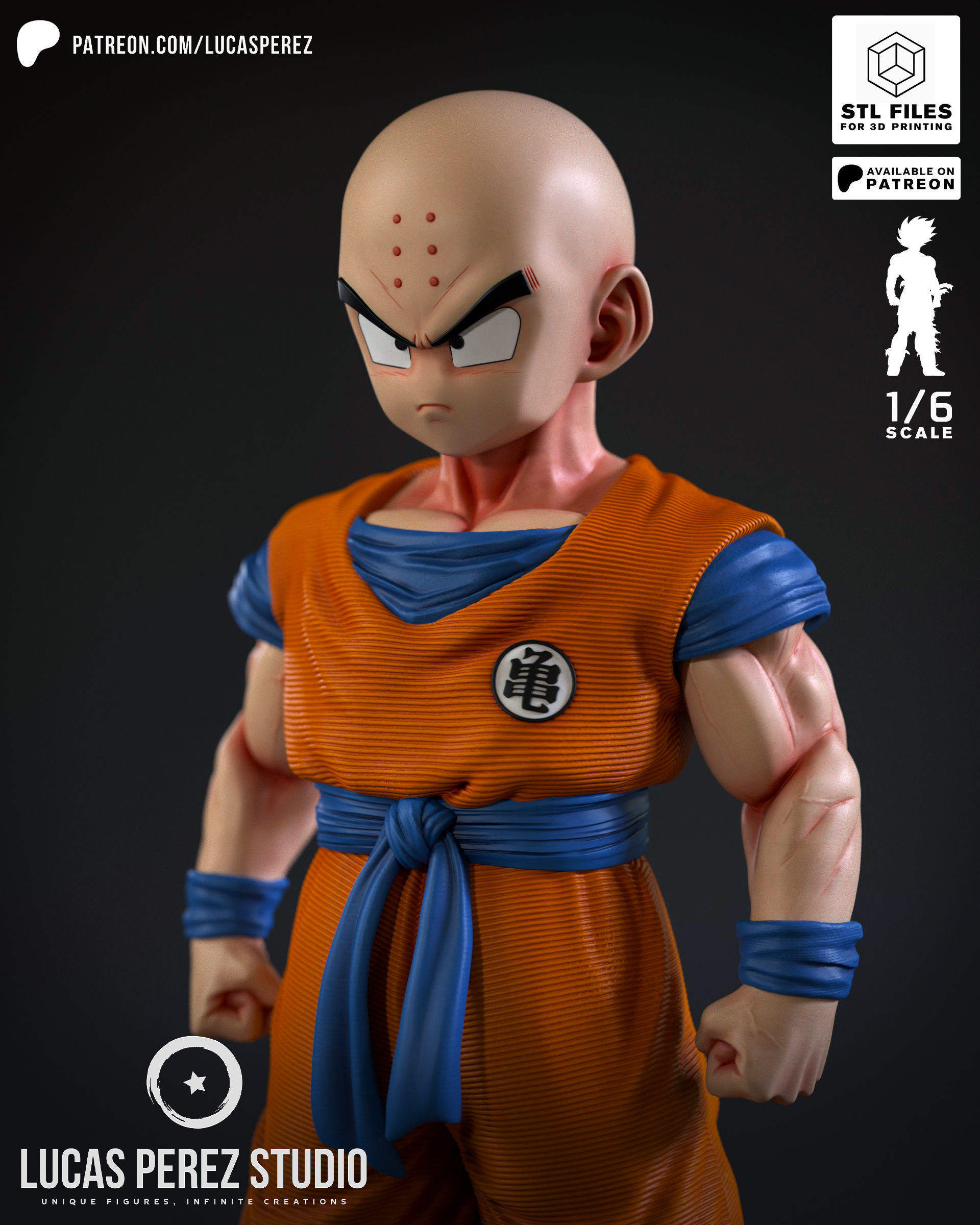 KRILLIN 3D print model_9