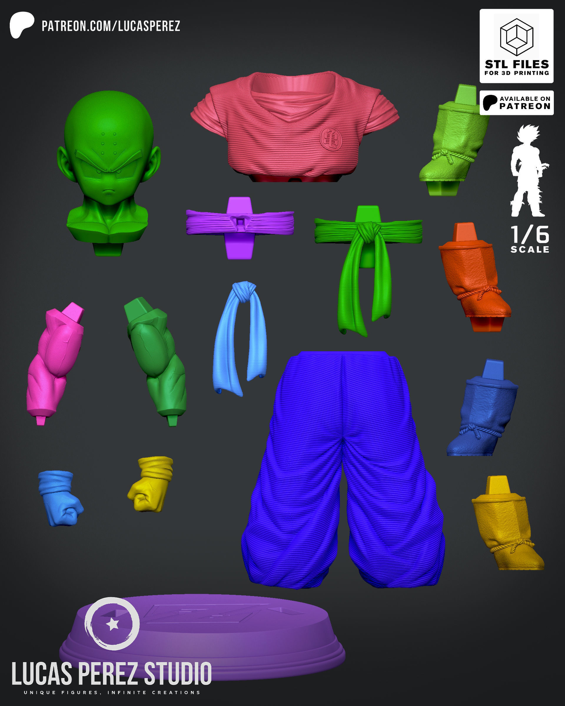 KRILLIN 3D print model_16