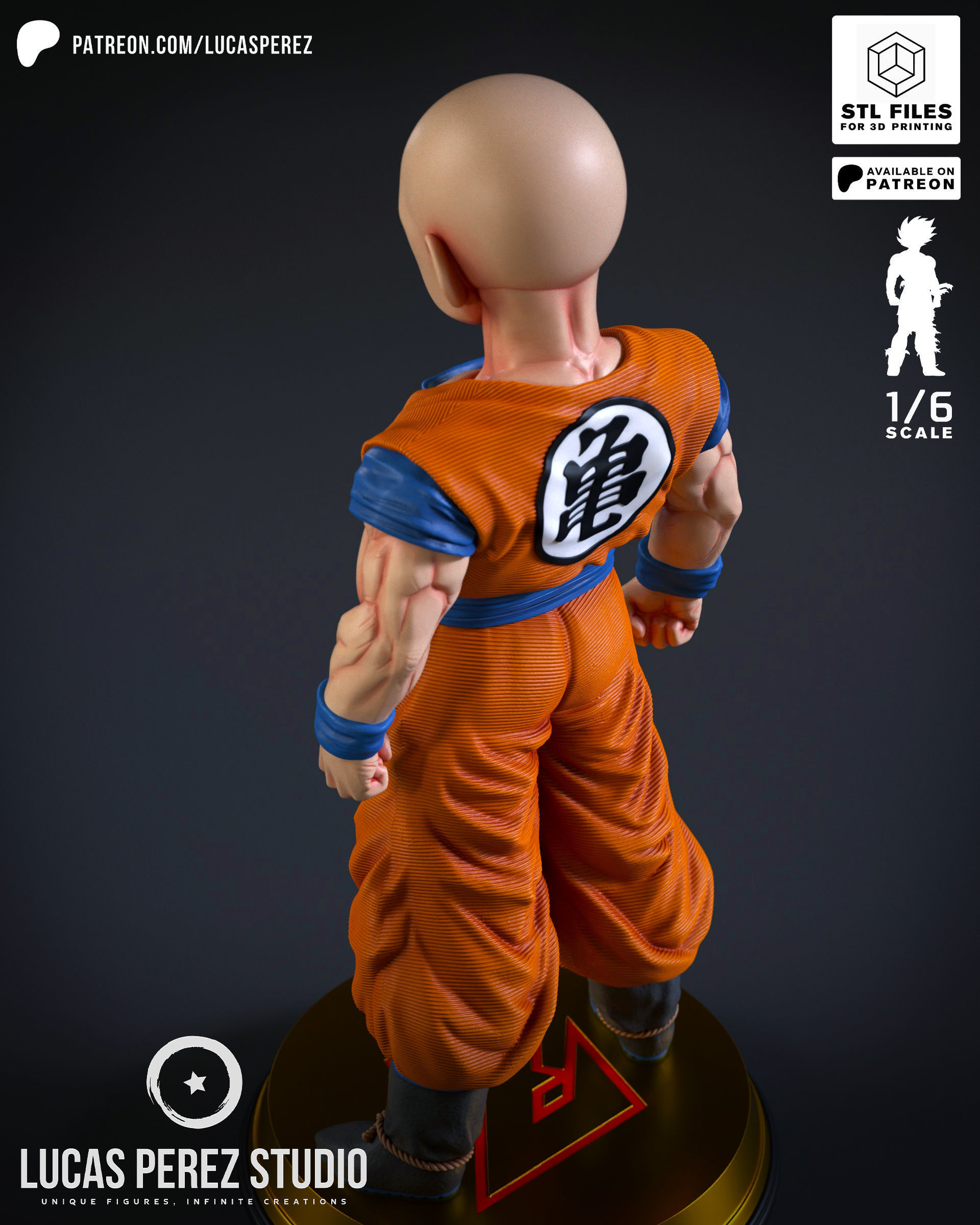 KRILLIN 3D print model_5