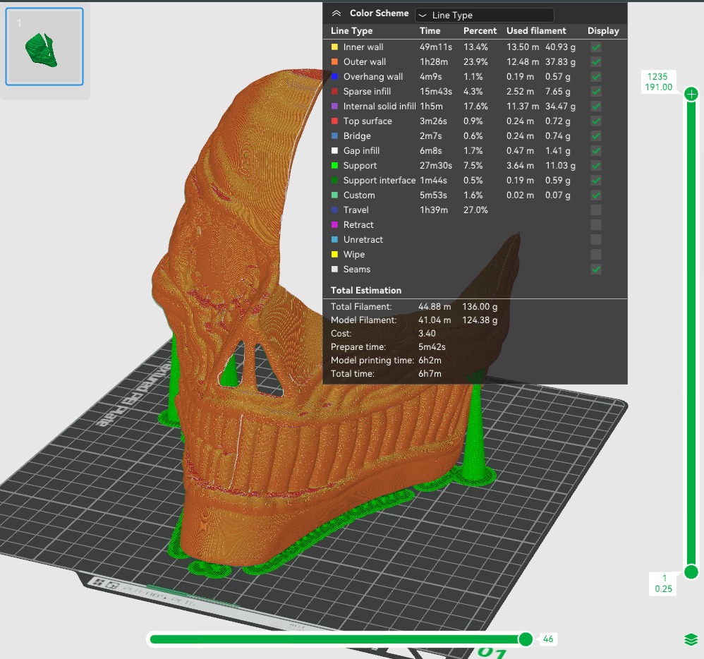 Dandadan Aira Shiratori Damaged Mask V2  - Acrobatic Silky mask 3D print model_36