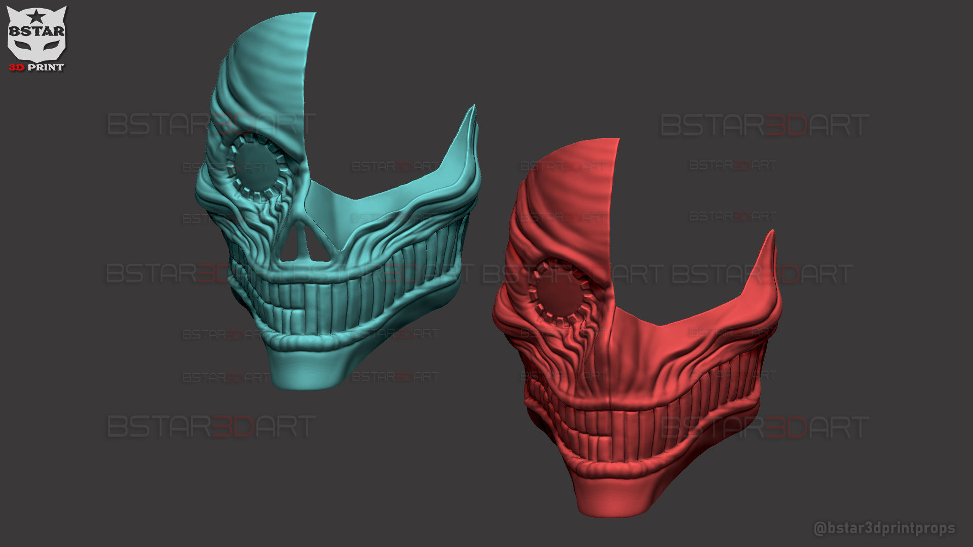 Dandadan Aira Shiratori Damaged Mask V2  - Acrobatic Silky mask 3D print model_2