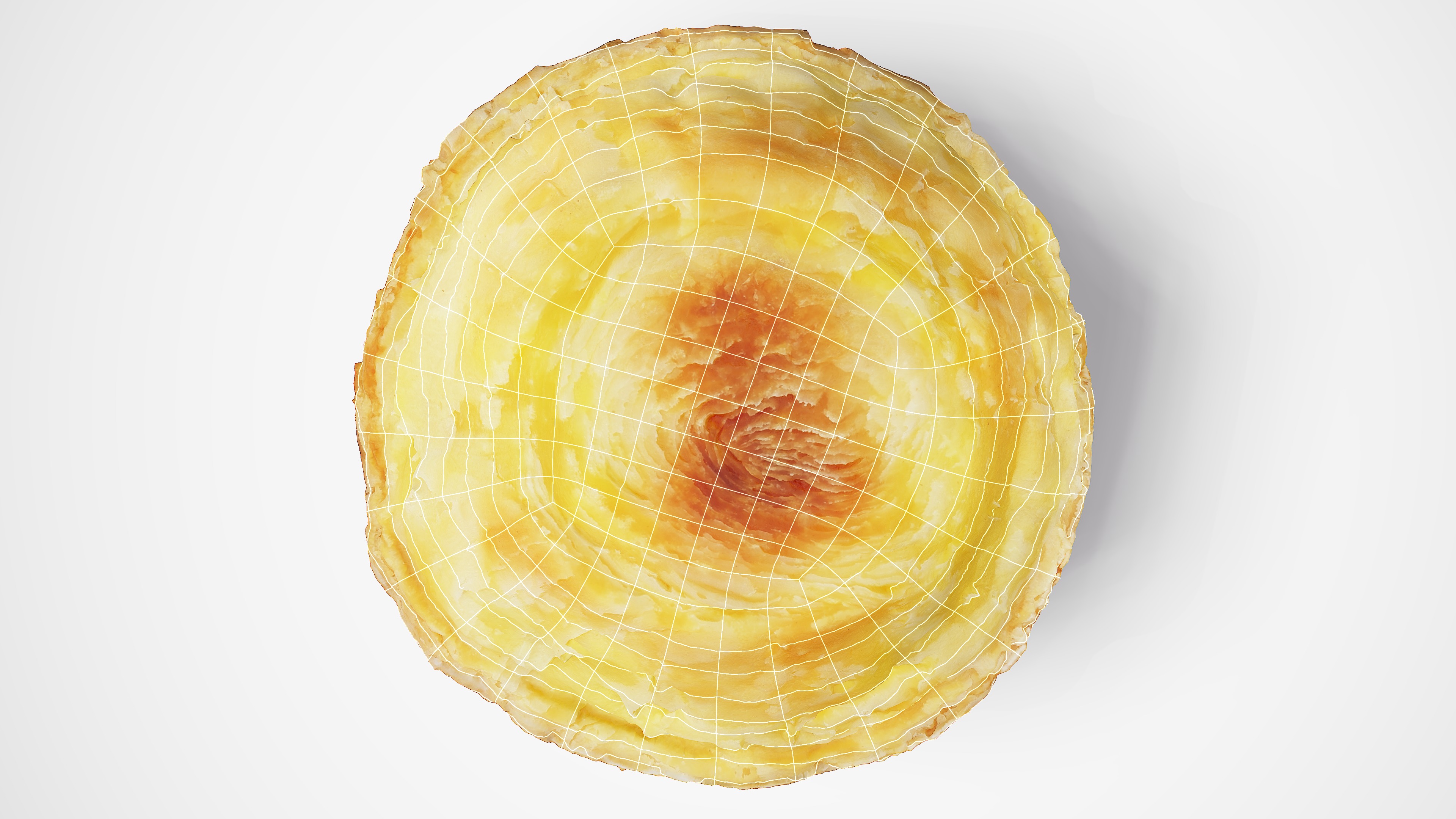 Egg Tart - Photorealistic Scan Low-poly 3D model_20