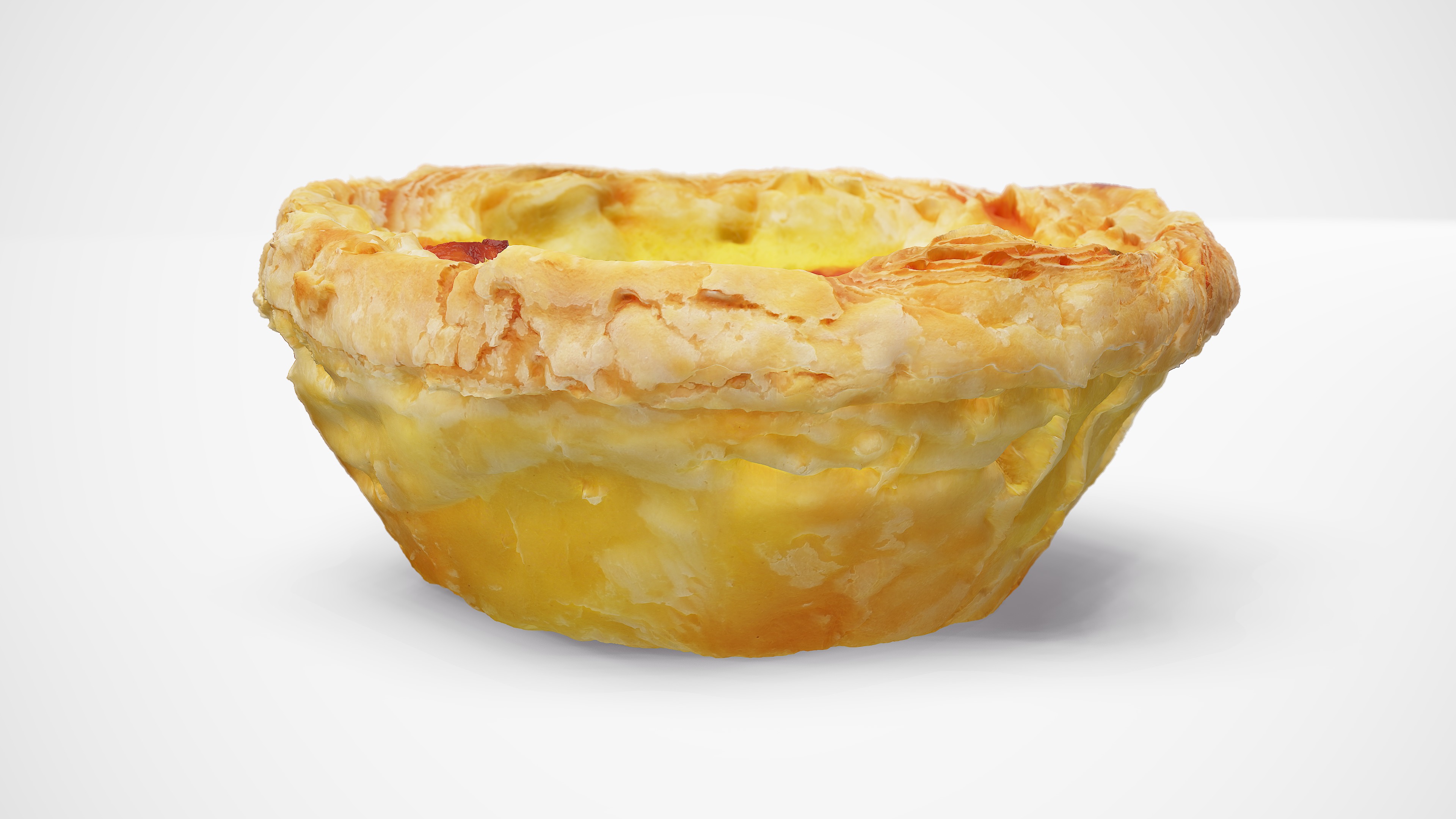 Egg Tart - Photorealistic Scan Low-poly 3D model_15
