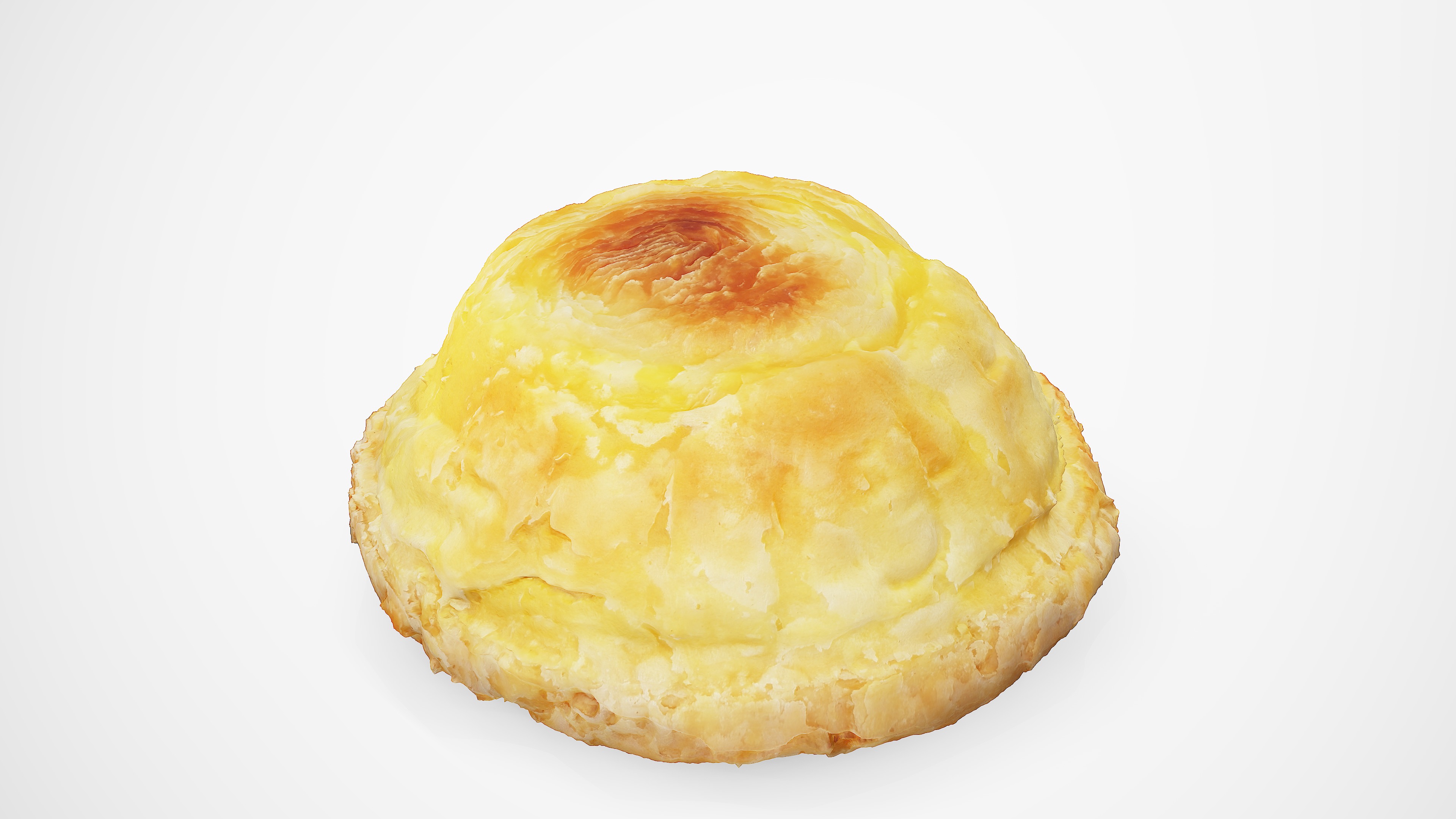 Egg Tart - Photorealistic Scan Low-poly 3D model_14