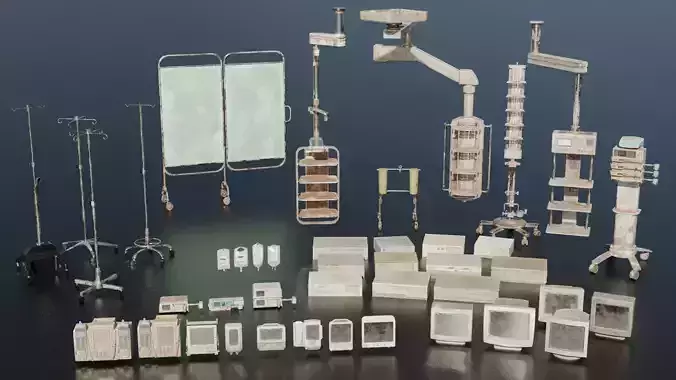 25 Creepy Hospital Equipment Set