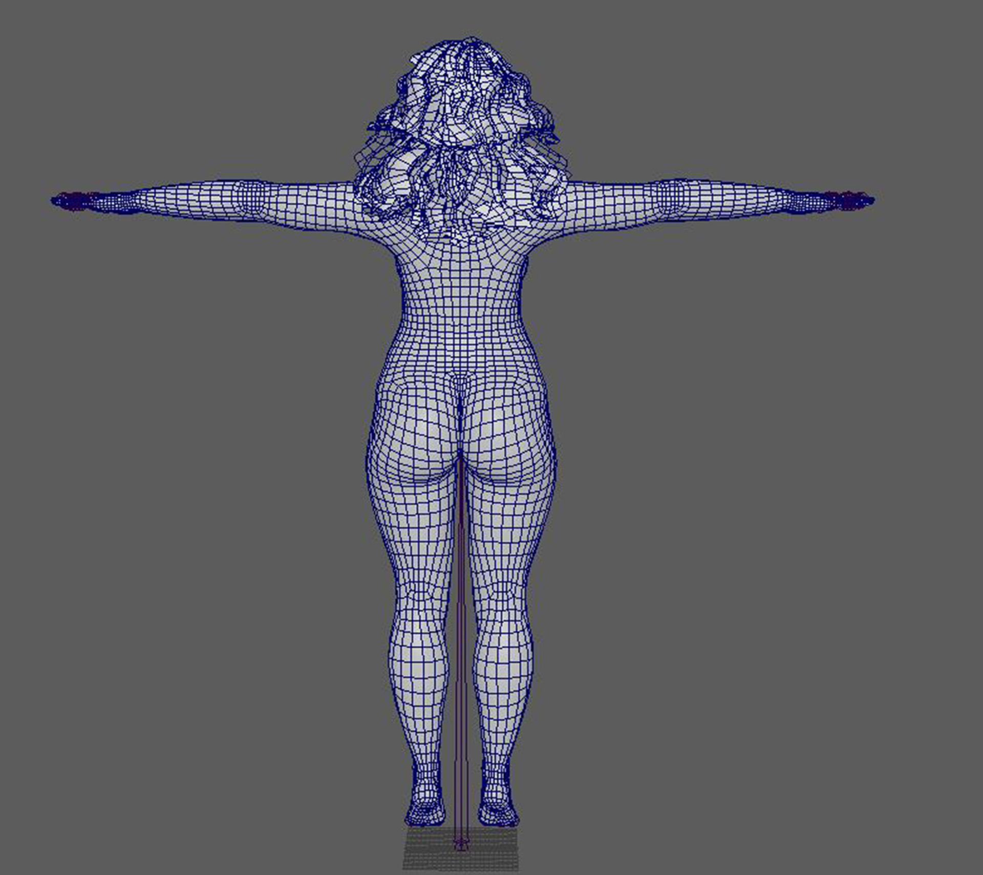 Tyra Banks Character 3D Model Low-poly 3D model_25