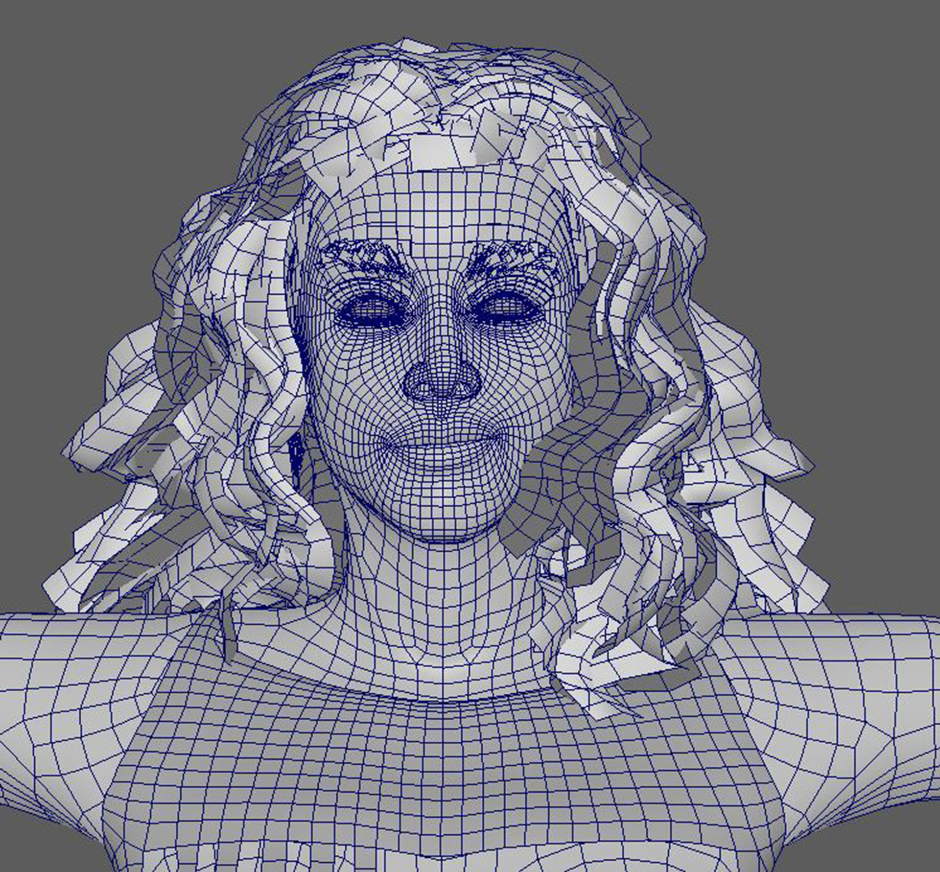 Tyra Banks Character 3D Model Low-poly 3D model_20