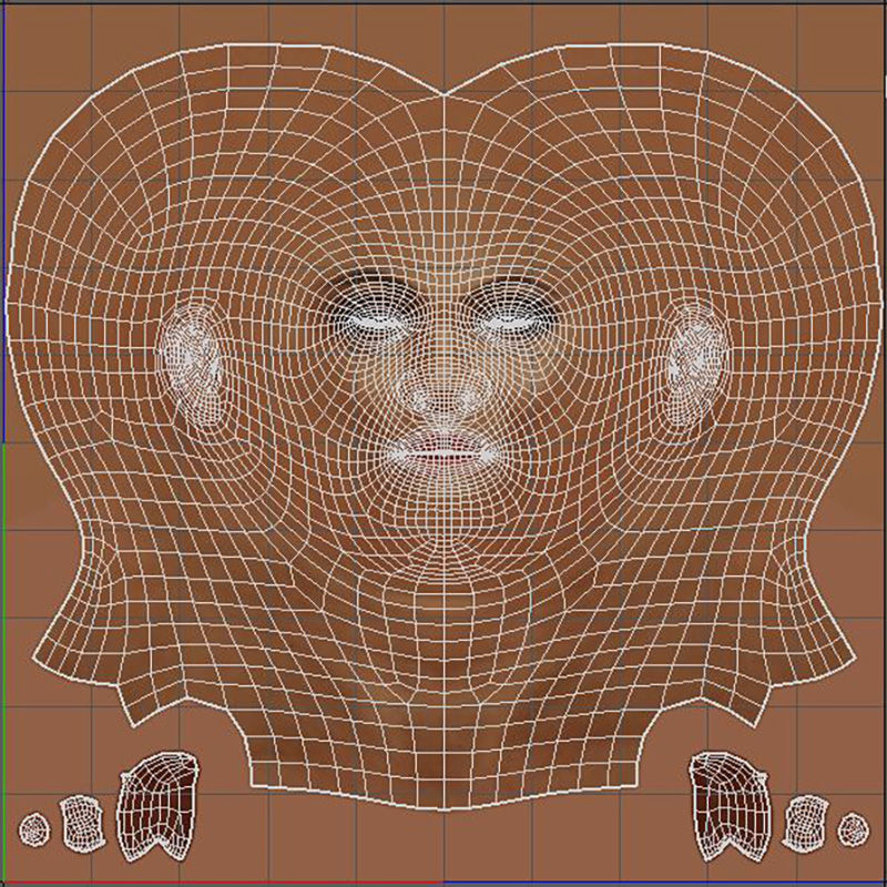 Tyra Banks Character 3D Model Low-poly 3D model_19