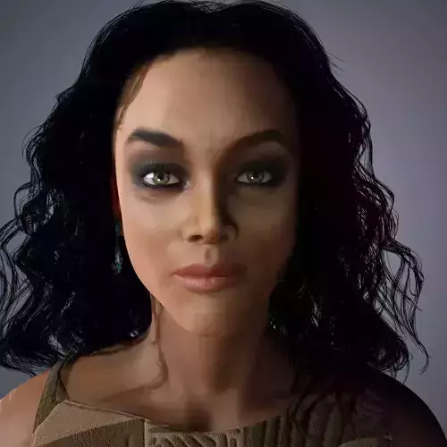 Tyra Banks Character 3D Model