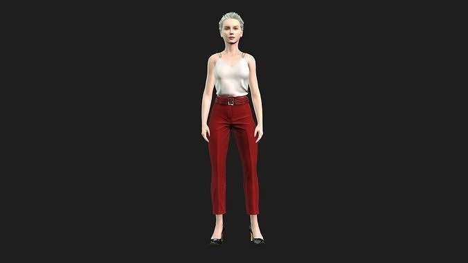 Premium 3d Model of a Beautiful Girl 3D model