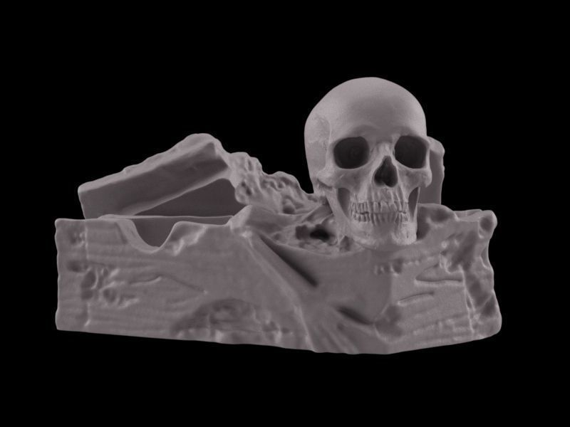 Zombie Coffin 3D print model_3