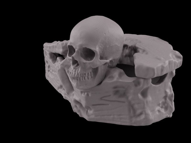 Zombie Coffin 3D print model_13