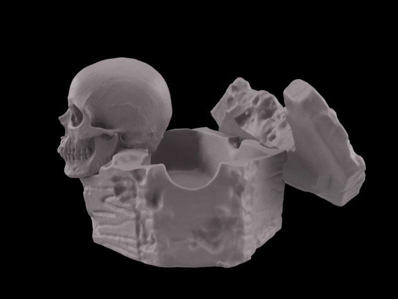 Zombie Coffin 3D print model_5