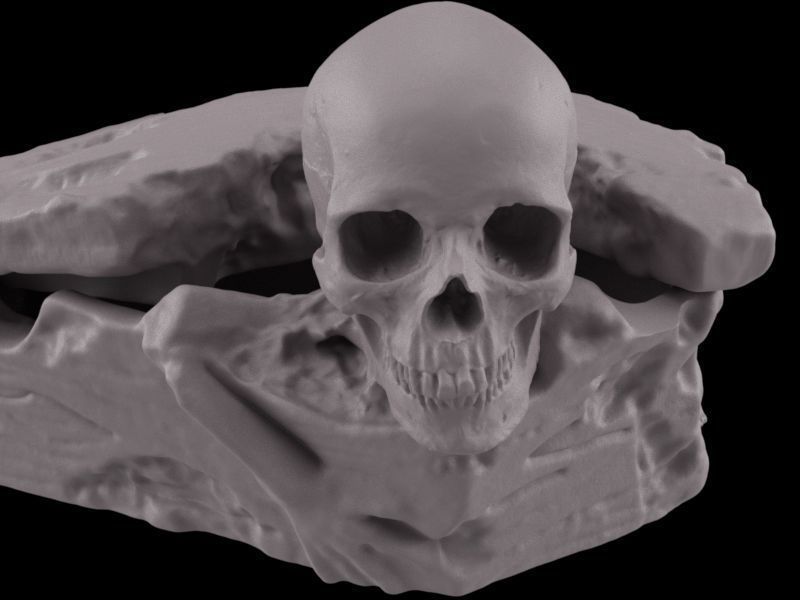 Zombie Coffin 3D print model_1