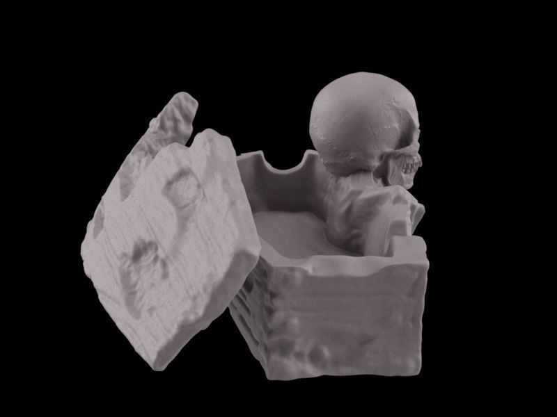 Zombie Coffin 3D print model_9
