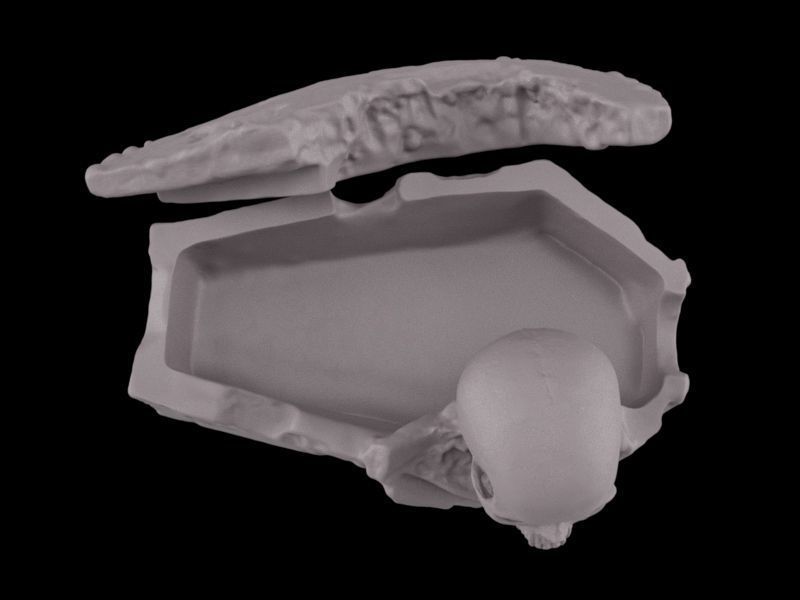 Zombie Coffin 3D print model_11