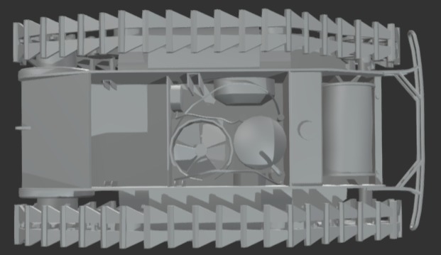 1-35 Goliath tracked mine Sdkfz 303 3D print model_2