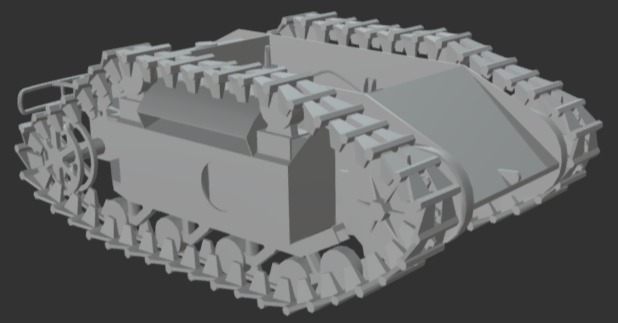1-35 Goliath tracked mine Sdkfz 303 3D print model_1