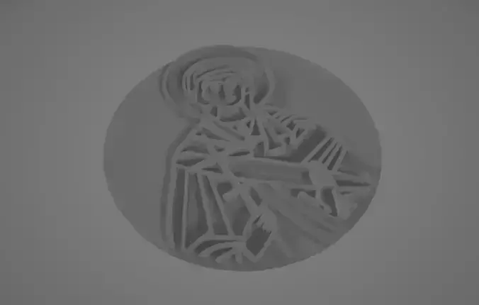 3D MODLA ZA KOLACE OGNJENA MARIJA  