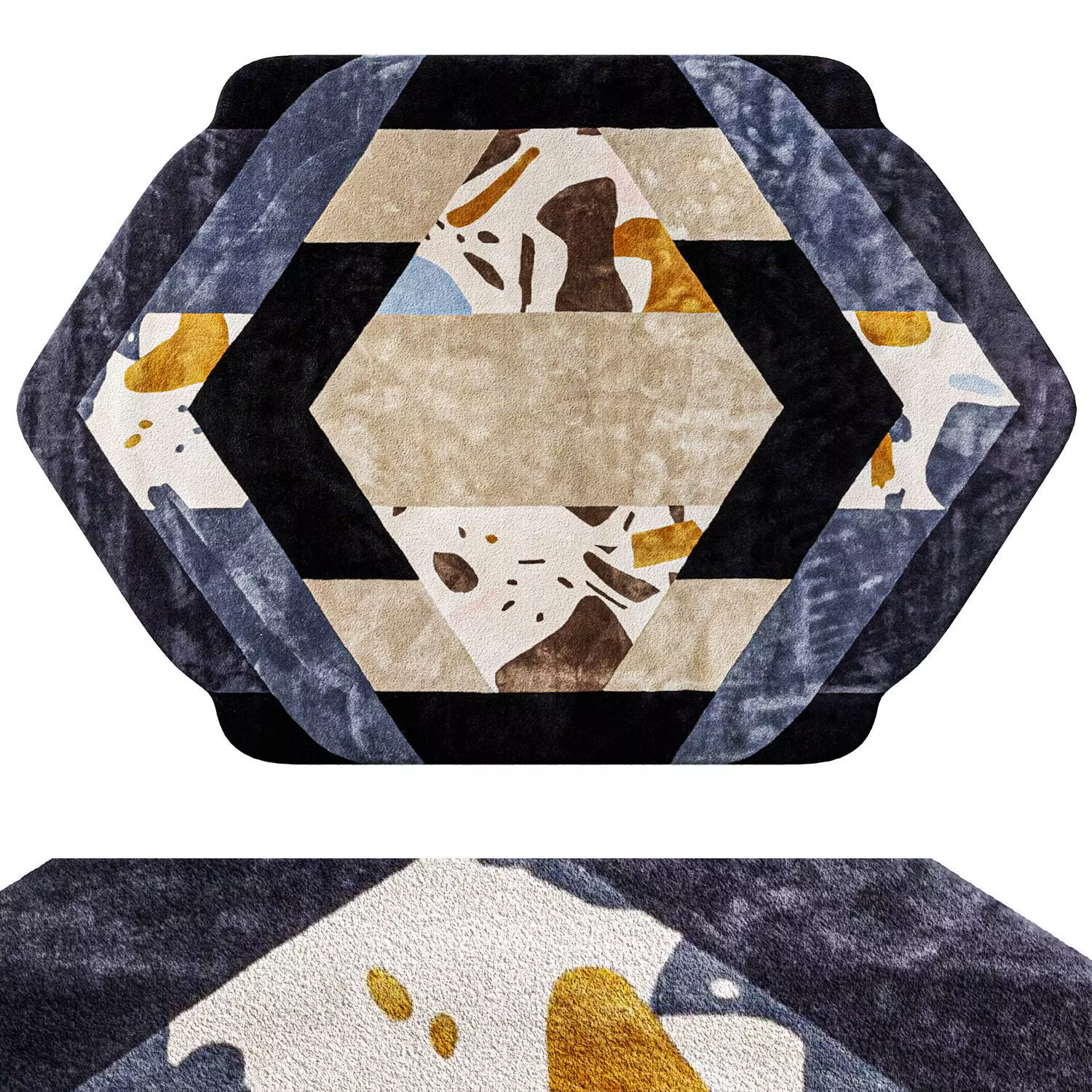 MEZZE RUG by Roche Bobois 3D model