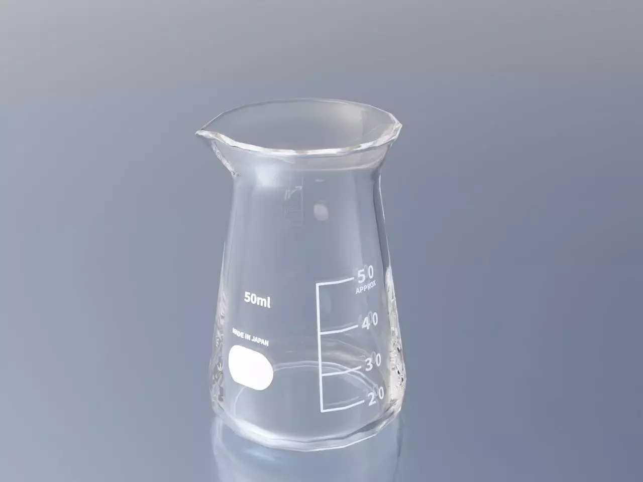 Conical Beaker 050ml Free 3D model
