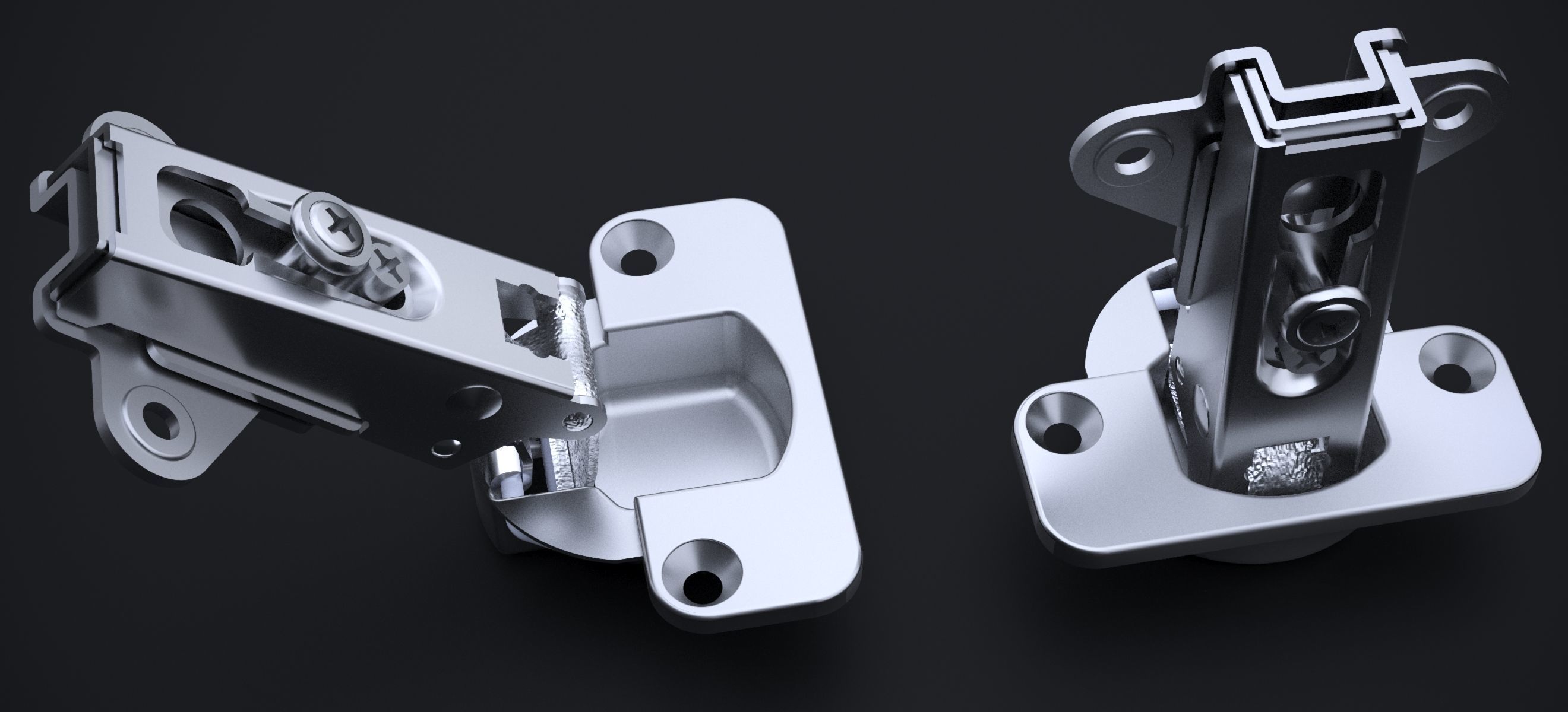 TAKIGEN HINGE B-1401-1 2024 3D model_10