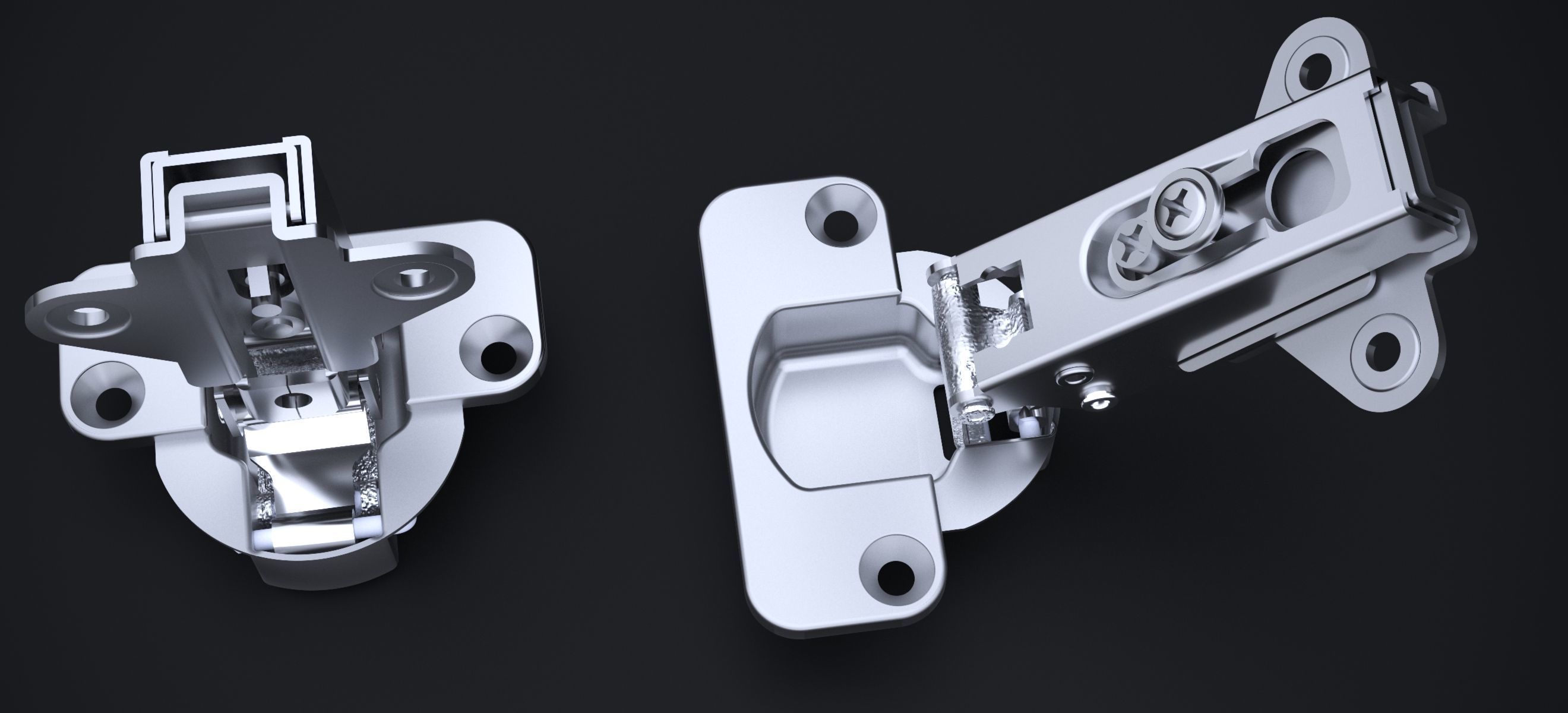 TAKIGEN HINGE B-1401-1 2024 3D model_9