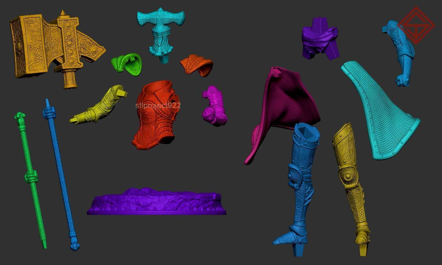 Crucible Knight Devonia 3D print model_5